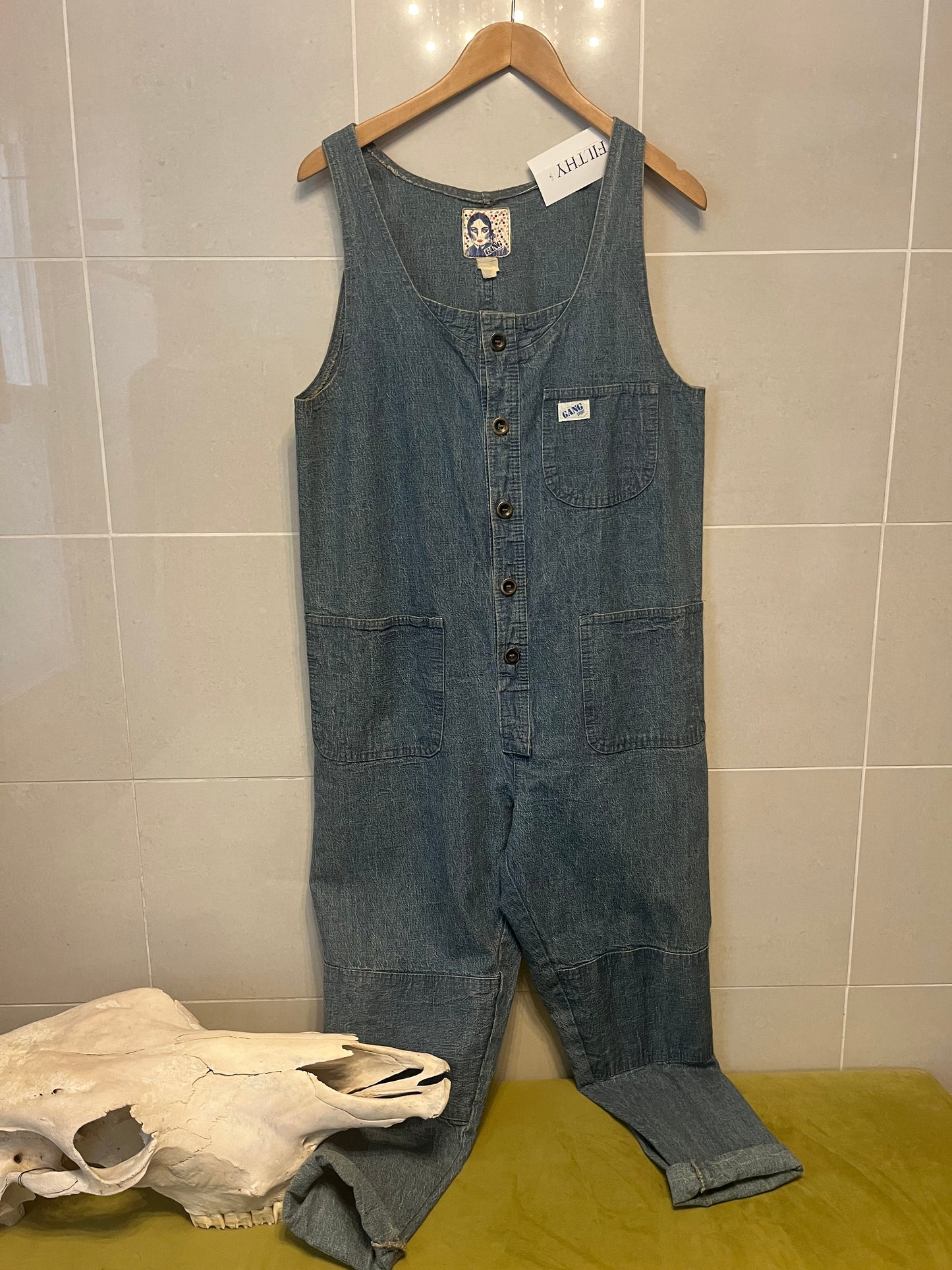 80s Denim Onesie