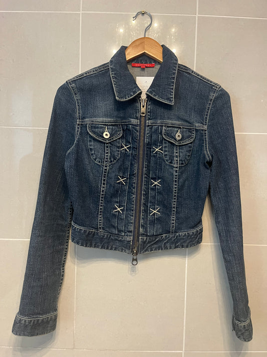 Y2K Denim Trucker Jacket