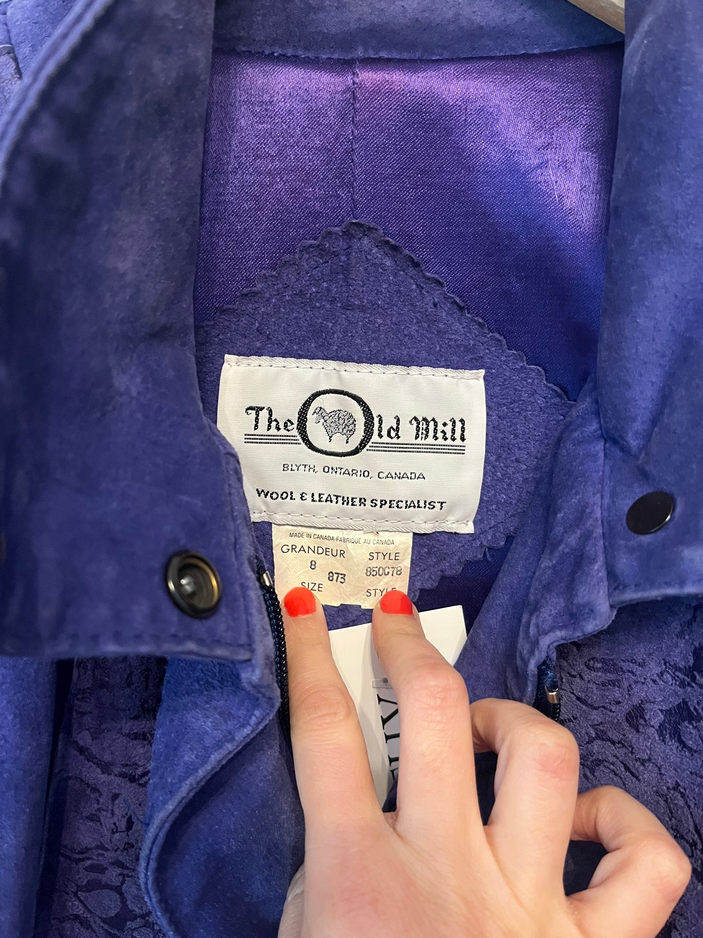 80s Suede Bomber Jacket