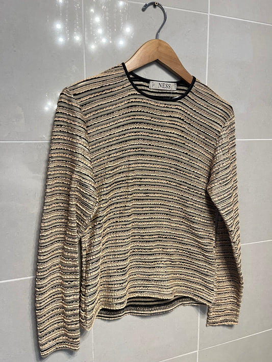 90s Textured Party Shirt