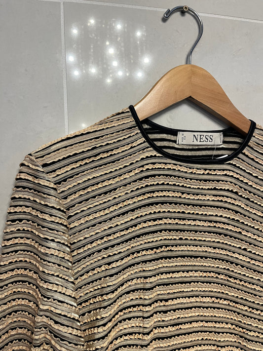 90s Textured Party Shirt