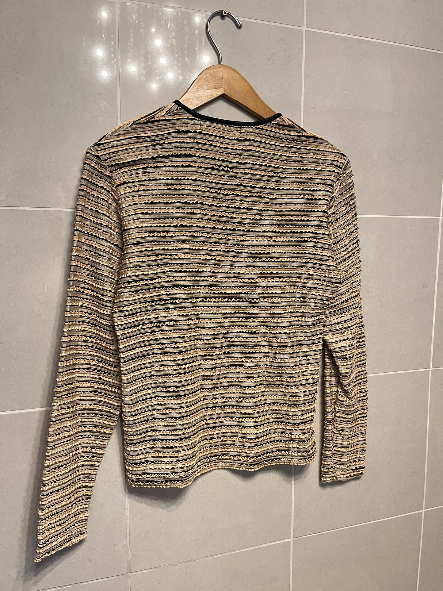 90s Textured Party Shirt