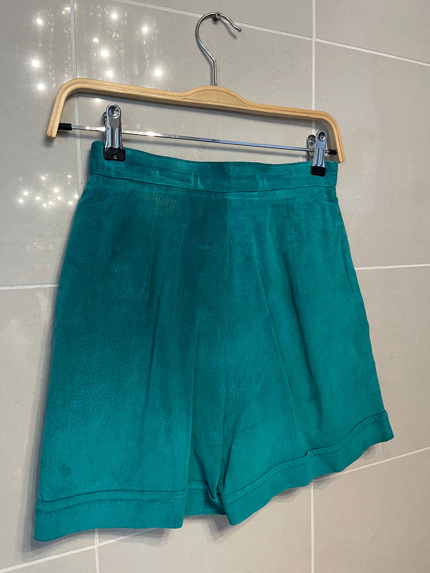 80s Danier Leather Suede Shorts