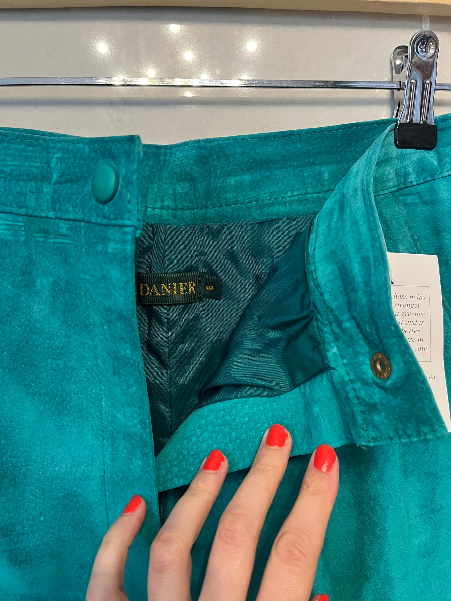 80s Danier Leather Suede Shorts