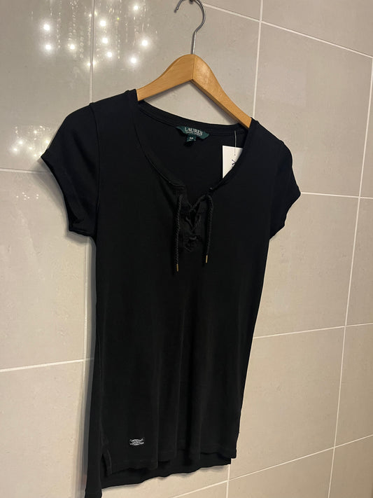 Ralph Lauren Ribbed Cotton Tee