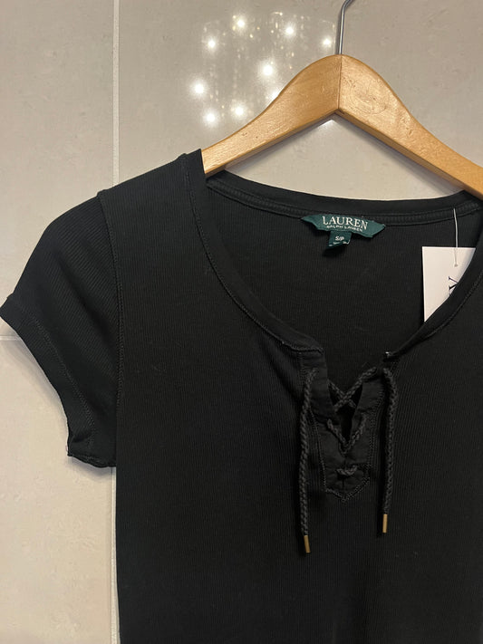 Ralph Lauren Ribbed Cotton Tee