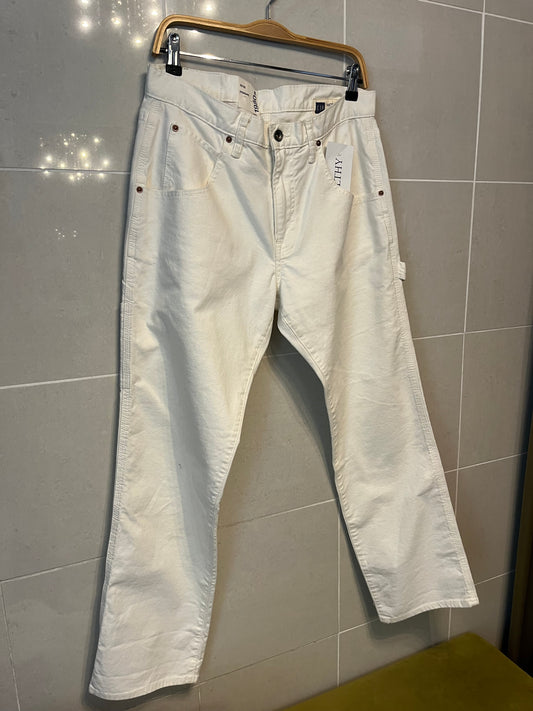 Gap White Denim Worker Jean