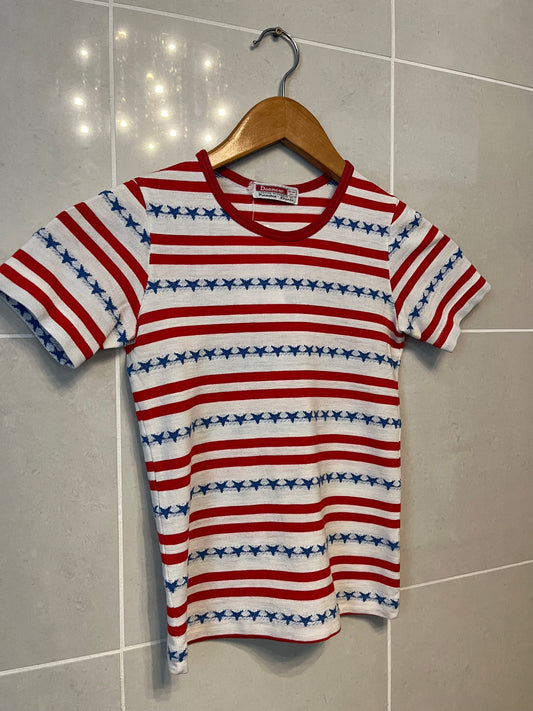 70s Kid's Americana Ringer Tee