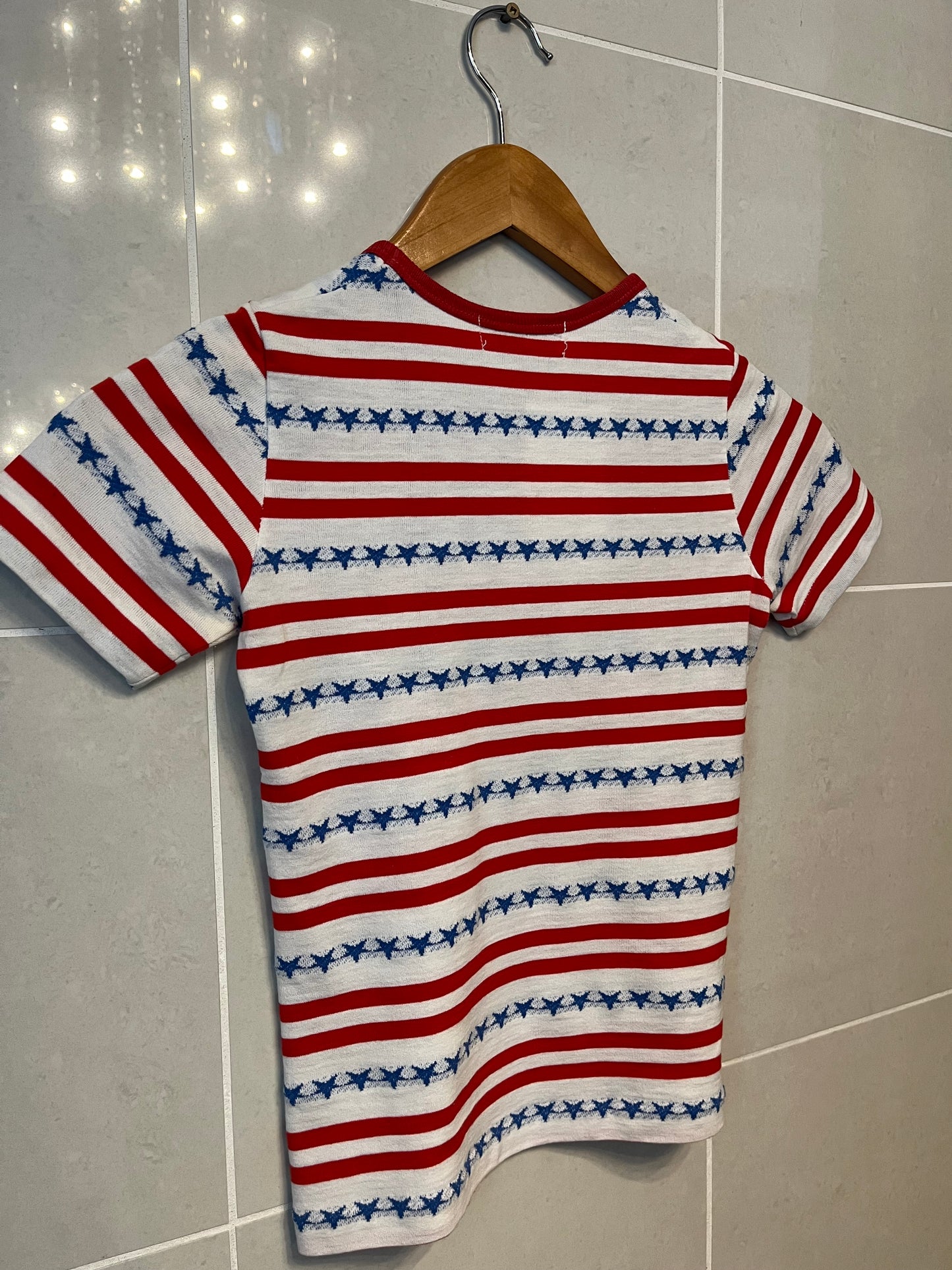 70s Kid's Americana Ringer Tee