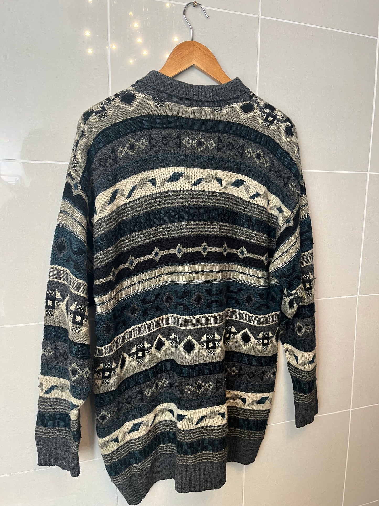 80s Wool Blend Pullover
