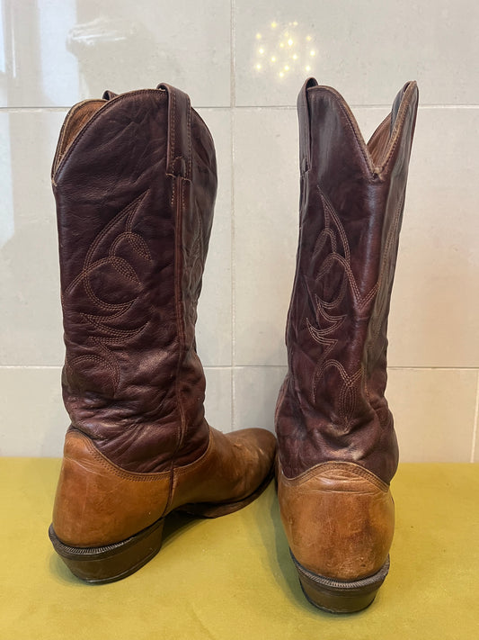 70s Leather Cowboy Boots