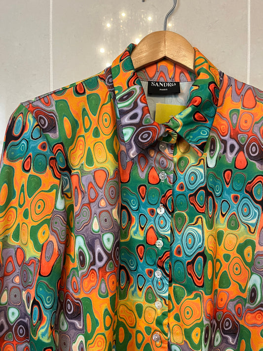 Sandro Psychedelic Shirt