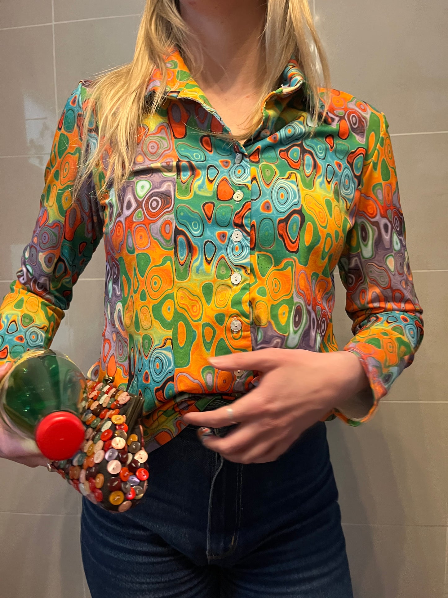 Sandro Psychedelic Shirt