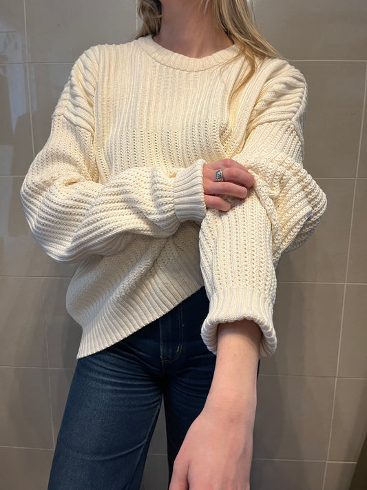 90s Christopher Rand Cotton Knit Sweater