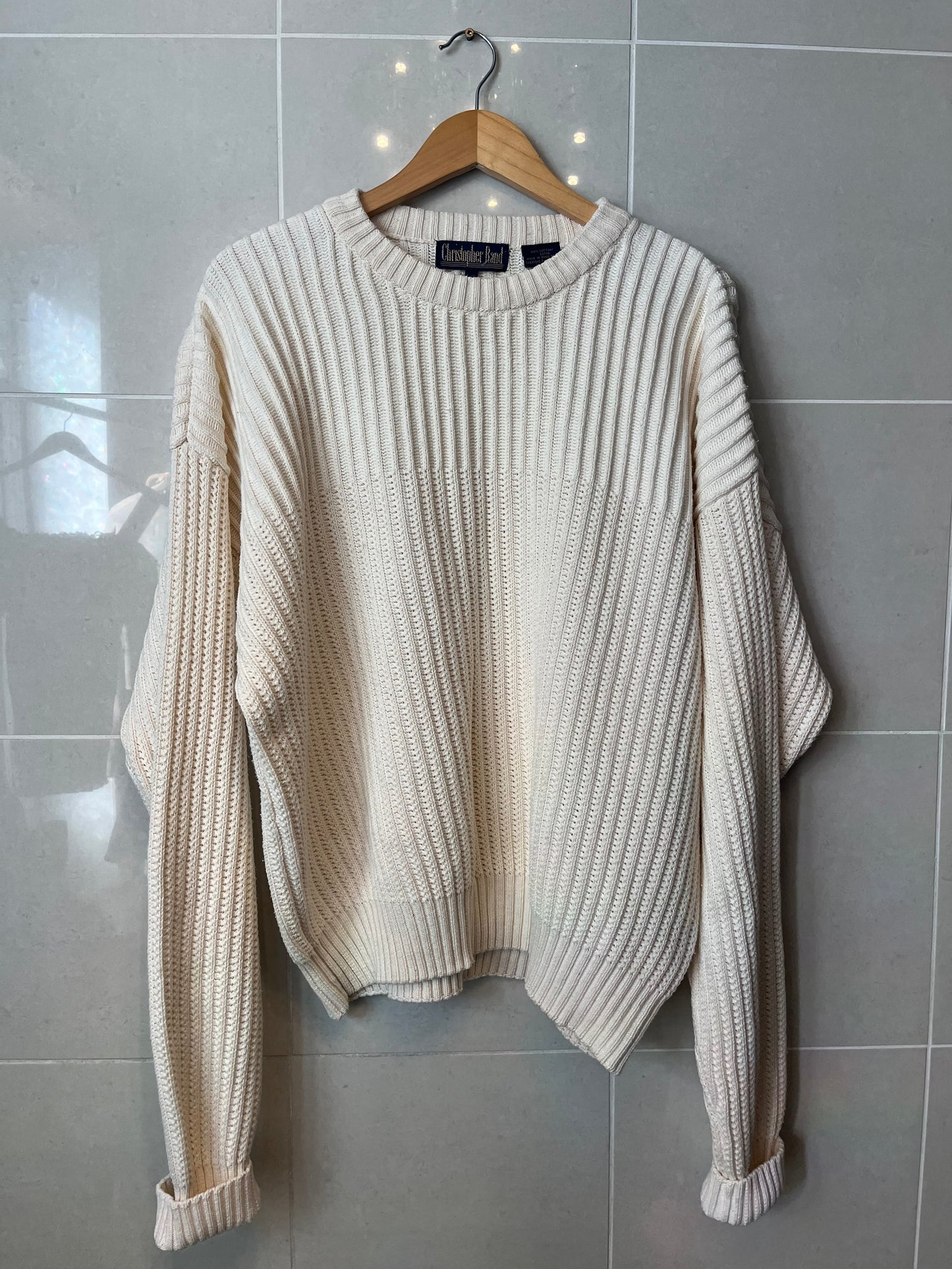 90s Christopher Rand Cotton Knit Sweater
