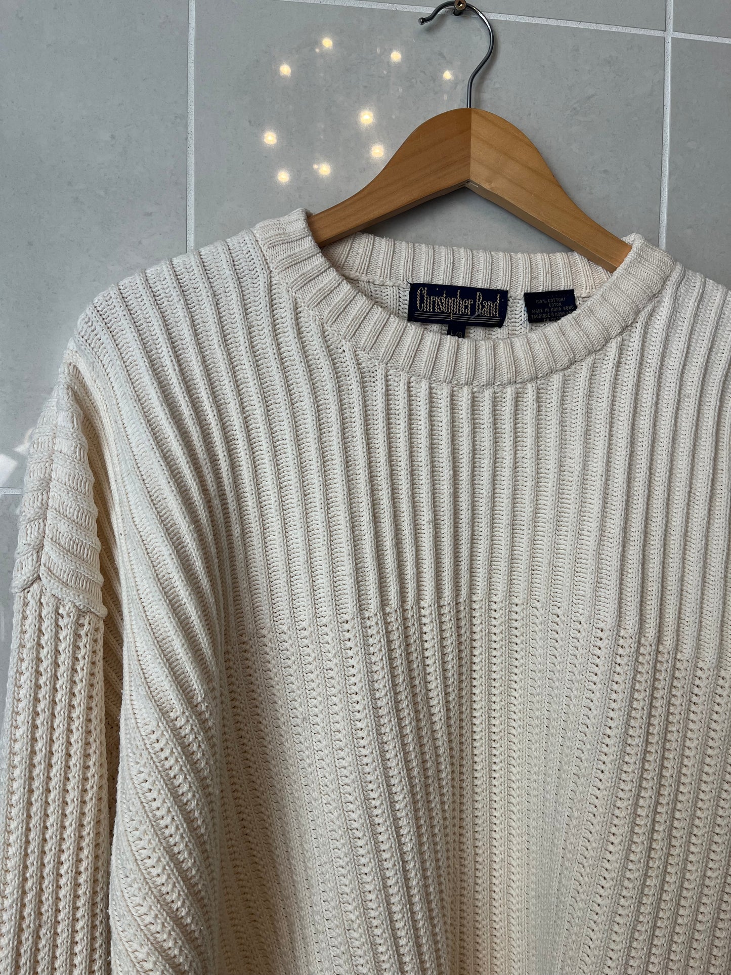 90s Christopher Rand Cotton Knit Sweater