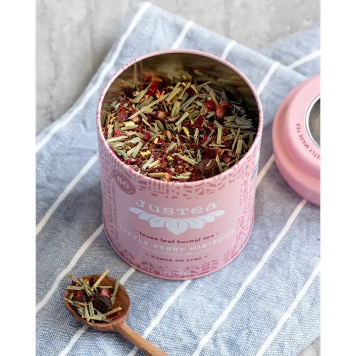Justea Little Berry Hibiscus Loose Leaf Tea