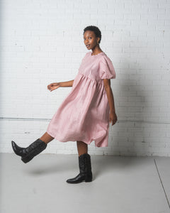 BABY BE GOOD Linen Babydoll Dress