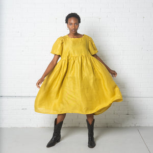 BABY BE GOOD Linen Babydoll Dress