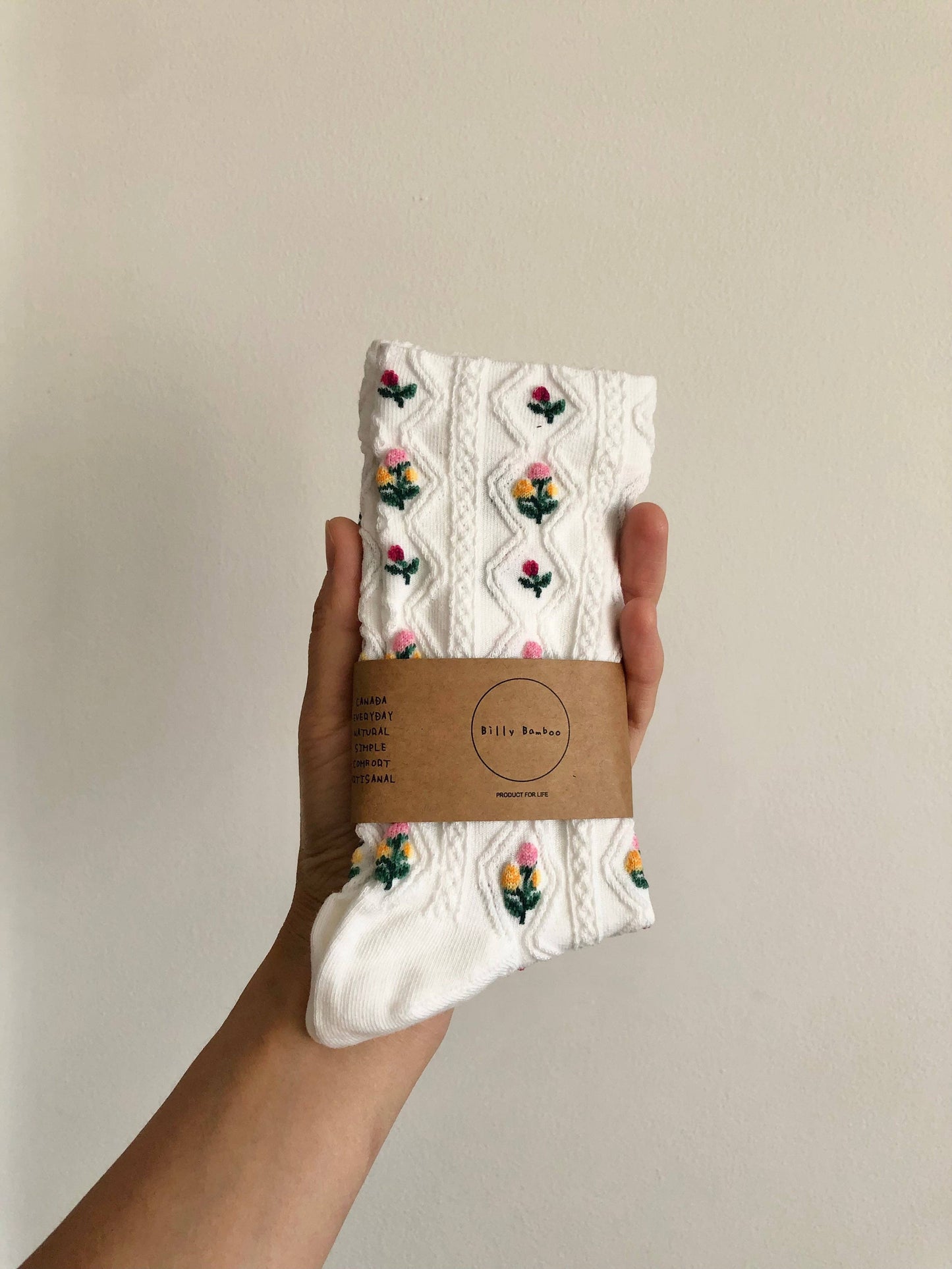 Billy Bamboo - ROSE GARDEN SOCKS