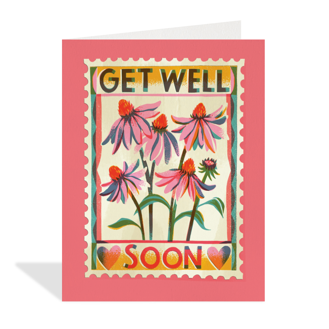 Halfpenny Postage - Get Well Stamp – Filthy Rebena Vintage
