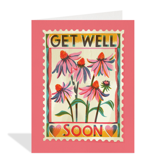 Halfpenny Postage - Get Well Stamp