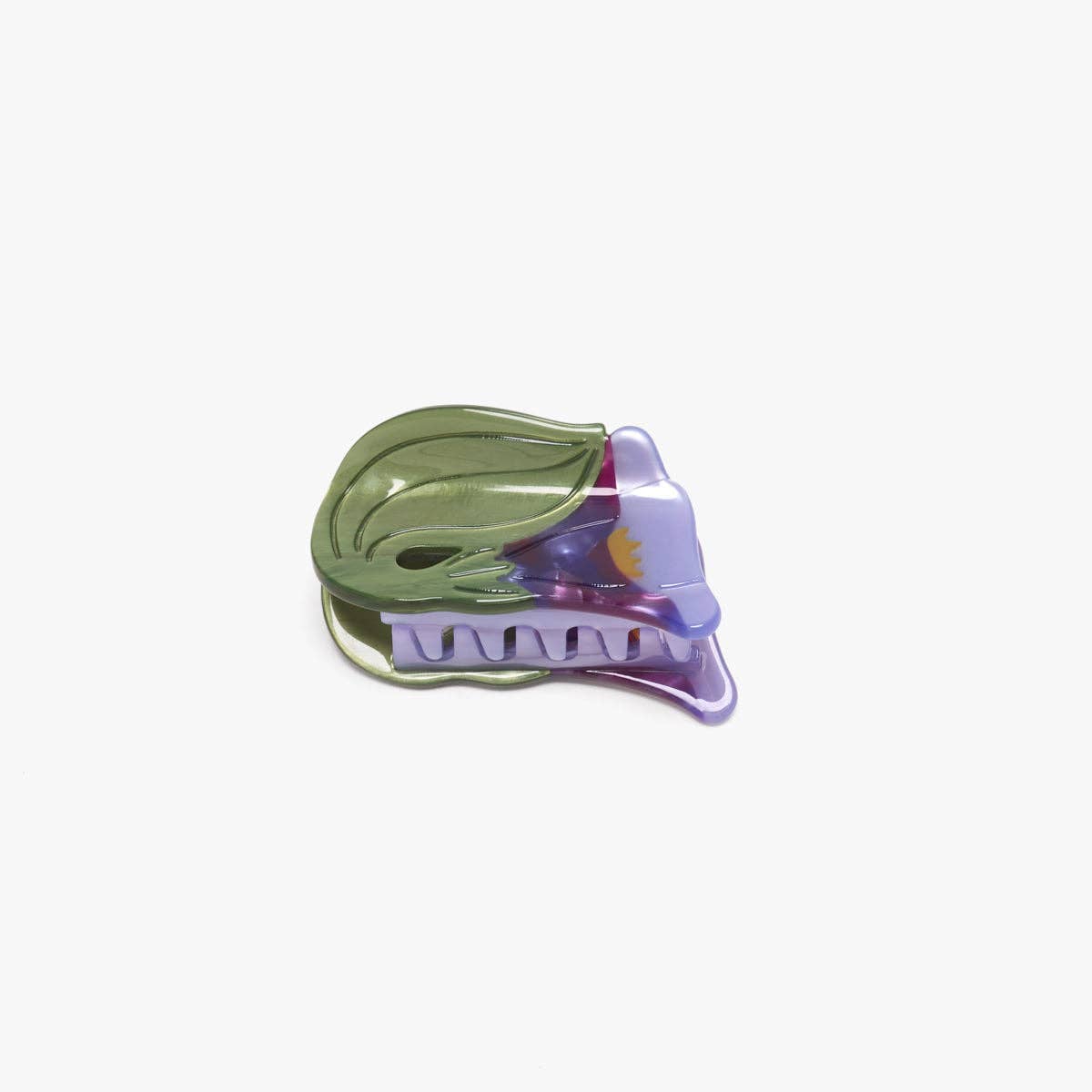 WINONA IRENE - Morning Glory Claw - Purple Acetate Flower Hair Clip