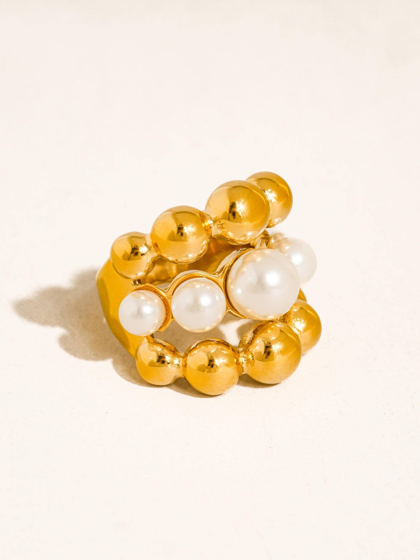 Flânerie by MAIQ - 18K Gold Non-Tarnish Statement Rings