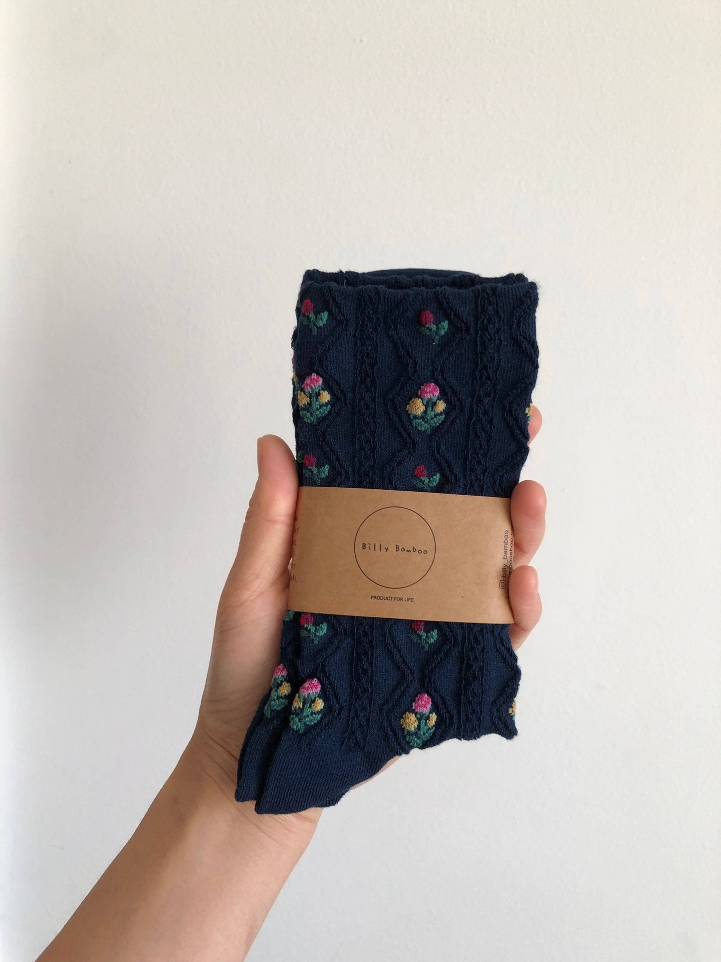 Billy Bamboo - ROSE GARDEN SOCKS