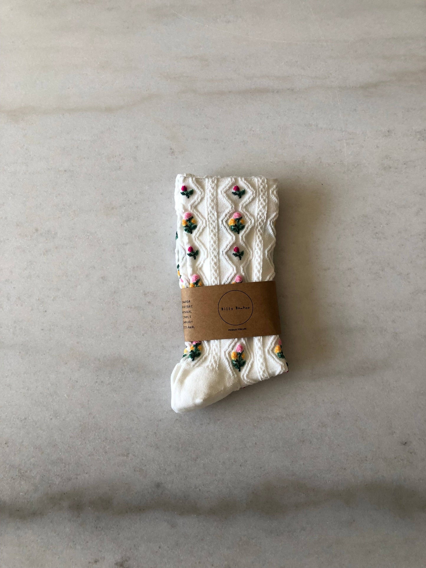 Billy Bamboo - ROSE GARDEN SOCKS