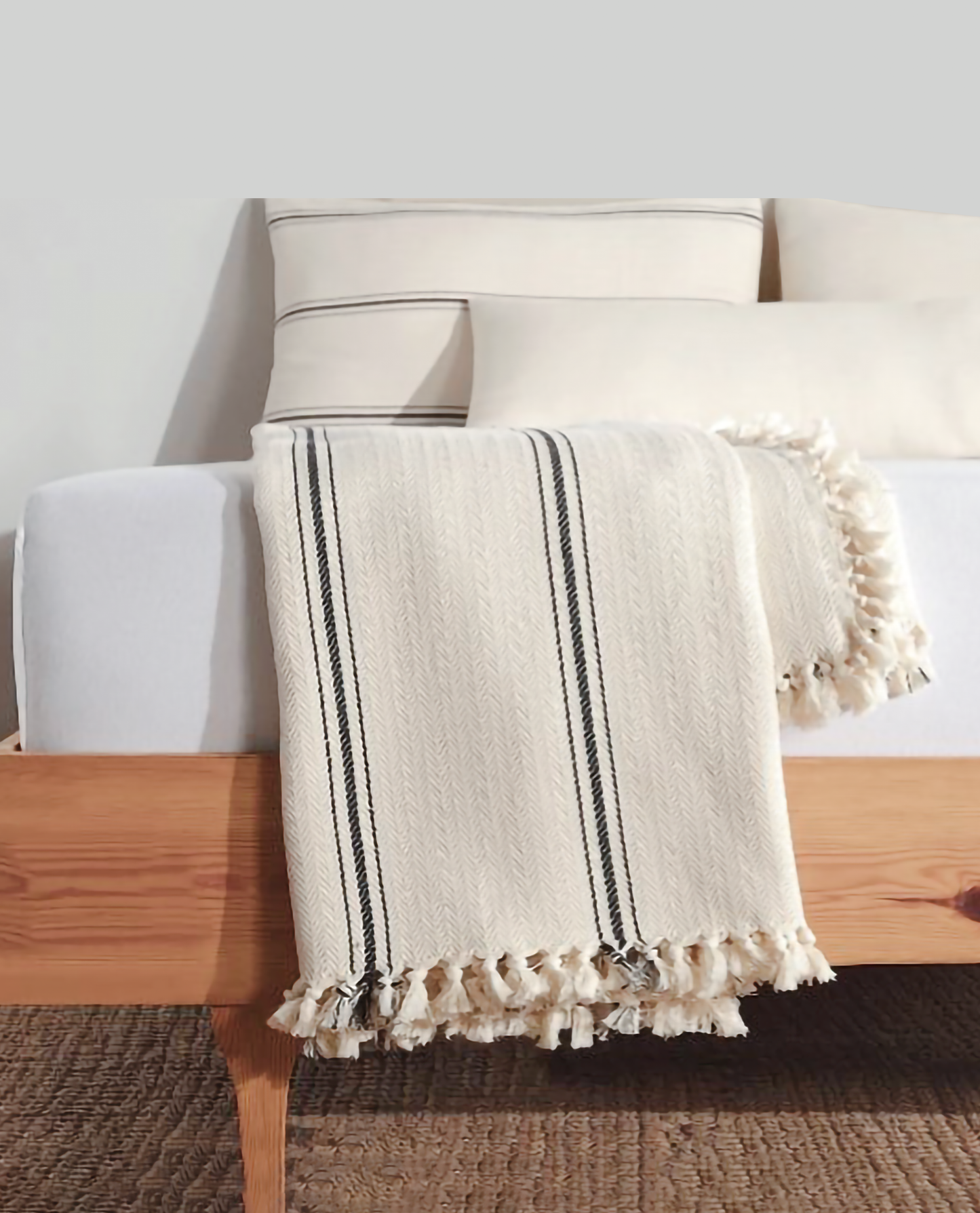 Moa - Minimalist 100% Cotton Throw Blankets & Bedspreads