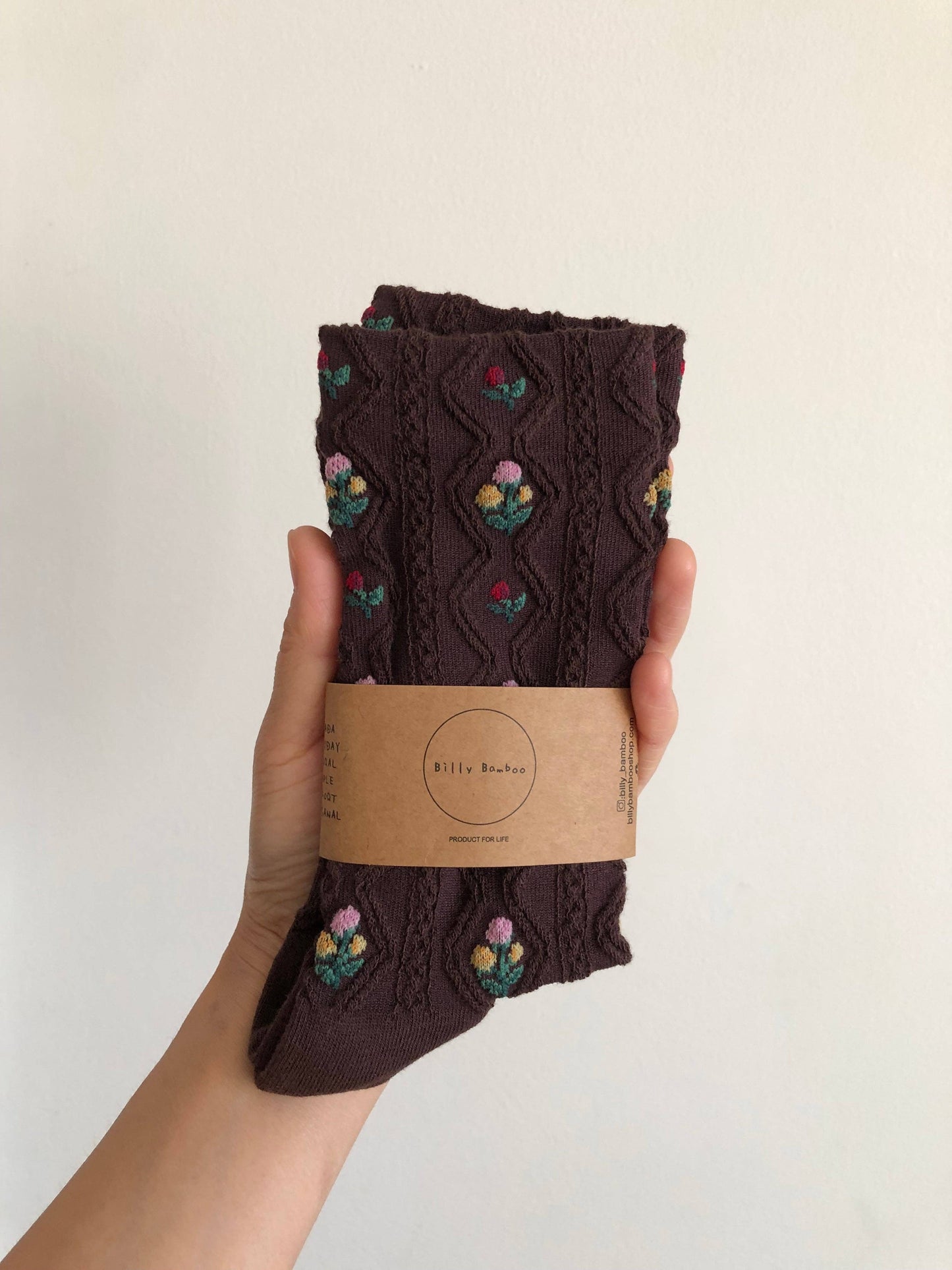 Billy Bamboo - ROSE GARDEN SOCKS