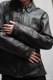 Women's Power Trip Leather Biker Jacket