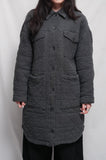 Avec Les Filles Charcoal Cotton Long Coat