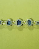 925 Sterling Silver Lapis Lazuli Gemstone Bracelet