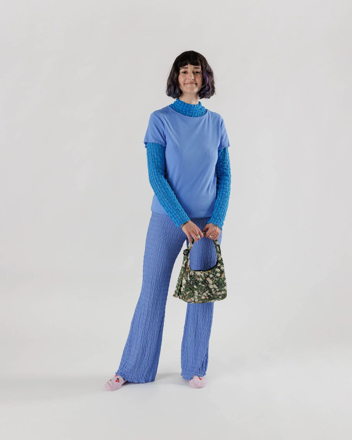 Baggu Mini Nylon Shoulder Bag - Daisy