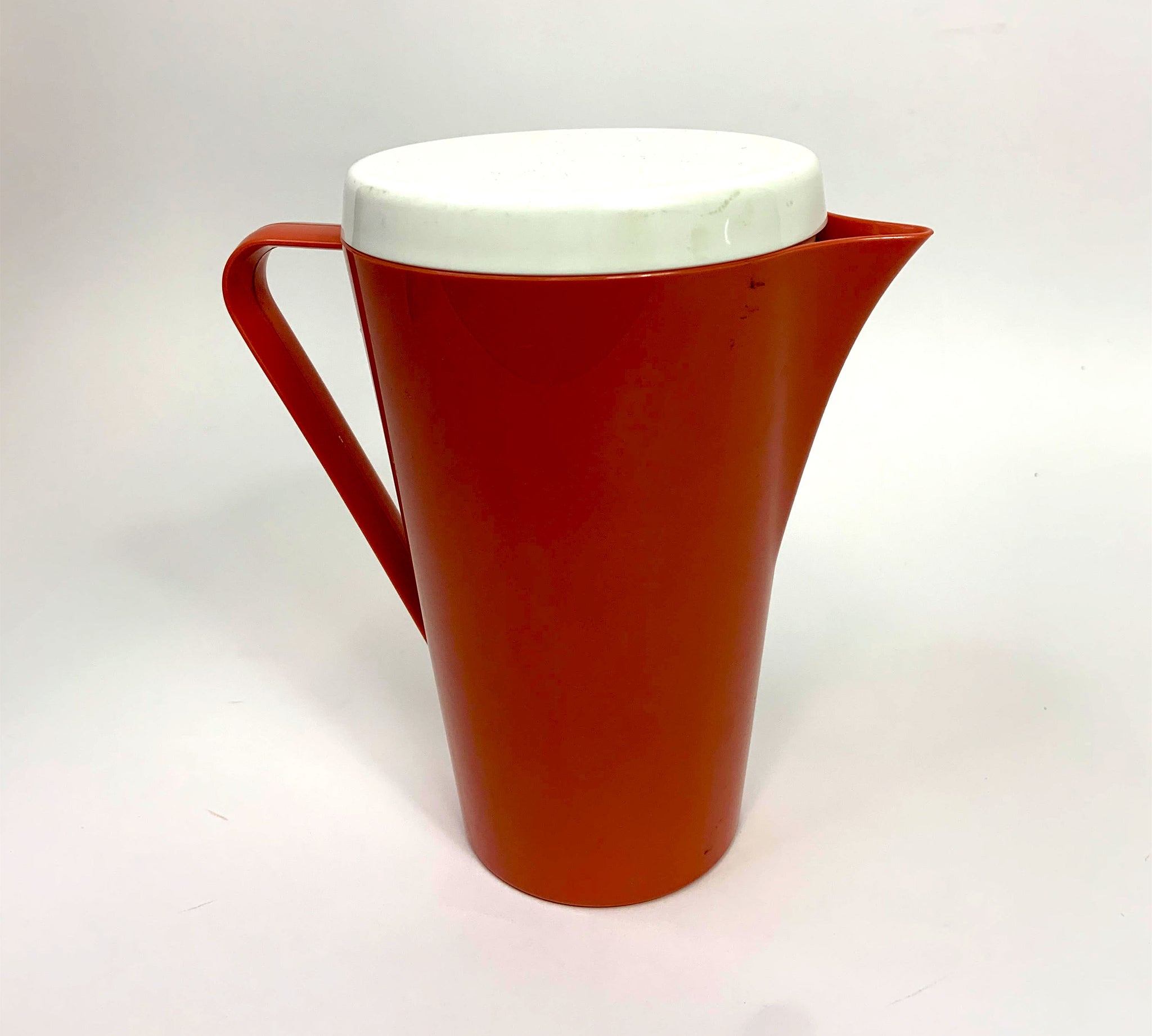 Coral Plastic Drink Pitcher