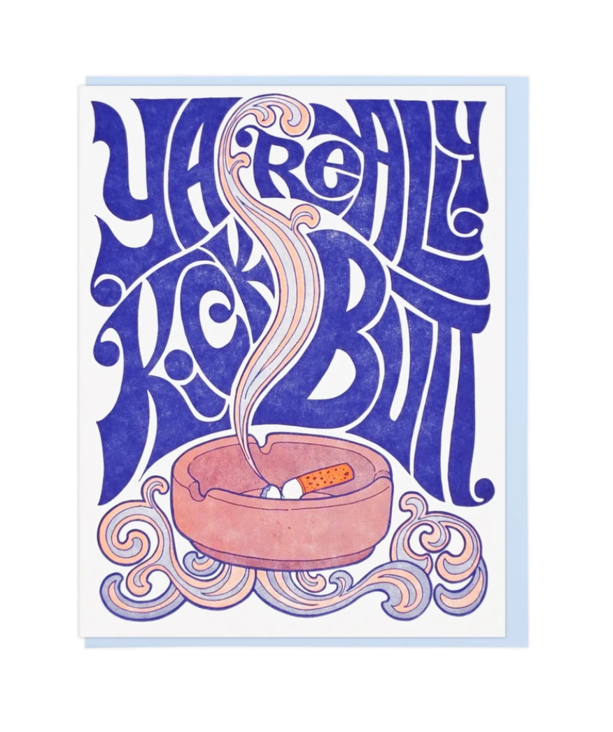 Lucky Horse Press Greeting Card - Ya Really Kick Butt