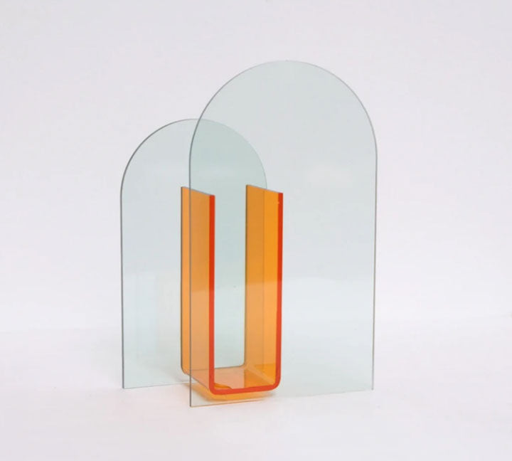 Asymmetrical Acrylic Vase
