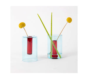 BLOCK DESIGN Reversible Glass Vase