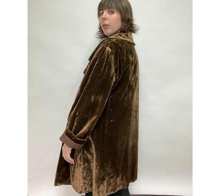 70s Faux Fur Coat