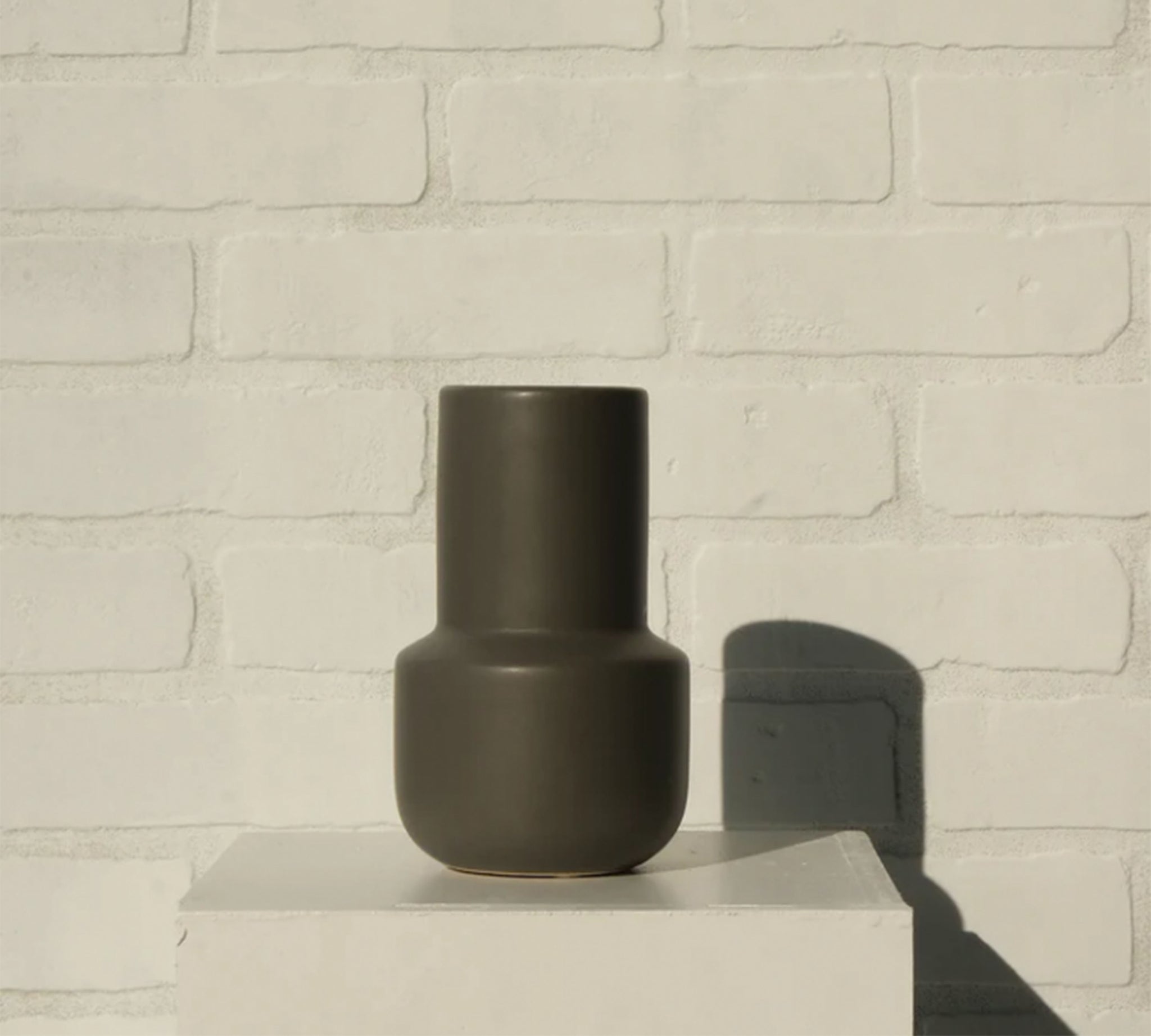 Ceramic Charcoal Vase