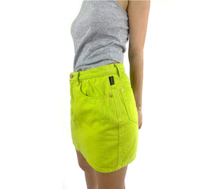 VERSACE Denim Mini Skirt