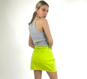 VERSACE Denim Mini Skirt
