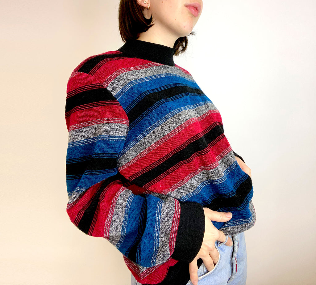 Vintage 90's Striped Sweater – Filthy Rebena Vintage